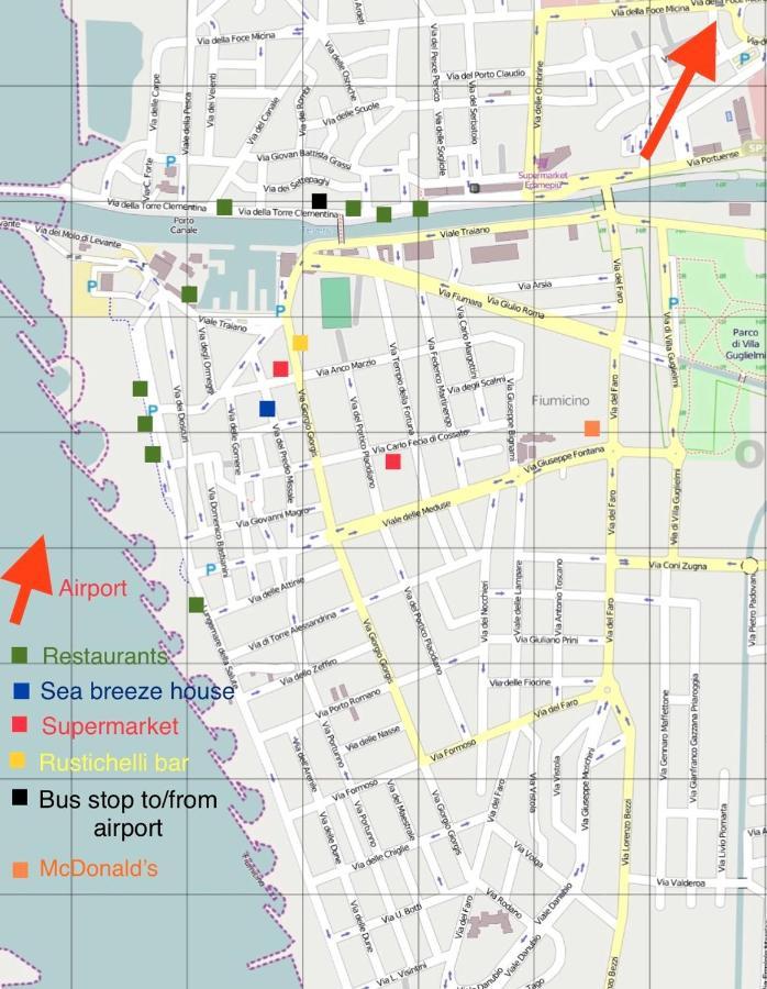 شقة Sea Breeze House فيوميتشينو المظهر الخارجي الصورة